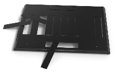 Шкаф серверный Hyperline (TTB-3261-DD-RAL9004) напольный 32U 600x1000мм пер.дв.перфор.2ств. задн.дв.перфор.2-хст. 2 бок.пан. 800кг черный 910мм IP20 сталь