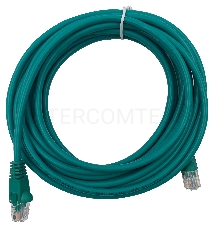 Патч-корд Buro UTP 4 пары cat5E CCA molded 5м зеленый RJ-45 (m)-RJ-45 (m)