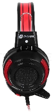 Наушники Oklick HS-G300 черный/красный {2.5м мониторы оголовье (AH-V1)}