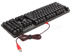 Клавиатура A4 Bloody B800 серый/черный USB Gamer LED