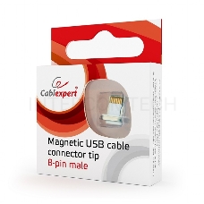 Адаптер lightning Cablexpert CC-USB2-AMLM-8P для магнитного кабеля, коробка