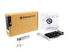 HBA-адаптер SAS 9400-16i SGL (05-50008-00), PCIe 3.1 x8 LP, Tri-Mode SAS/SATA/NVMe 12G HBA, 16port(2*int SFF8643), 3416 IOC