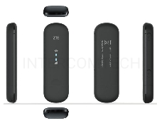 Модем 2G/3G/4G ZTE MF79RU USB Wi-Fi Firewall +Router внешний черный