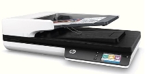 Сканер HP ScanJet Pro 4500 fn1, планшетный, A4, CIS, 1200dpi, 24bit, ADF 50 sheets, Duplex, 30 ppm/60 ipm, USB 3.0, GigEth.,1y warr, Network Scanner (замена SJ N6350 L2703A)