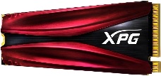 Накопитель SSD M.2 ADATA 256Gb XPG S11 Pro <AGAMMIXS11P-256GT-C> (PCI-E 3.0 x4, up to 3500/1200Mbs, 290000 IOPs, 3D TLC, NVMe 1.3, 22x80mm, радиатор)