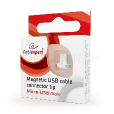 Адаптер microUSB Cablexpert CC-USB2-AMLM-mUM для магнитного кабеля, коробка