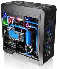 Корпус Thermaltake Core V71 TG (407788) CA-1B6-00F1WN-04 /Black/Win/SECC/Tempered Glass