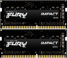 Память оперативная Kingston 16GB 3200MHz DDR4 CL20 SODIMM (Kit of 2) FURY Impact