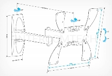 Кронштейн Holder LCDS-5046 белый