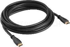 Кабель Greenconnect 15.0m HDMI версия 2.0, HDR Ultra HD 4K60 Hz/ 5K30Hz, 3D, Ethernet 18.0 Гбит/с, OD8.0mm, 28/26 AWG, черный, GCR-HM312-15.0m