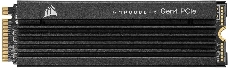 Накопитель  CORSAIR SSD MP600 Pro LPX, 500GB, M.2(22x80mm), NVMe 1.4, PCIe 4.0 x4, 3D TLC, R/W 7100/3700MB/s, IOPs 435 000/615 000, TBW 350, DWPD 0.38, with Heat Spreader (5 лет)