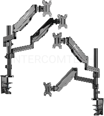 Кронштейн (держатель) ONKRON G140 для двух мониторов 13-32 дюймов настольный, черный