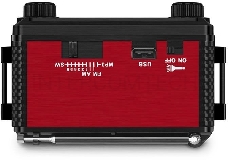 Радиоприемник АС SVEN SRP-355, красный (3 Вт, FM/AM/SW, USB, SD/microSD, фонарь, встроенный аккумулятор) АС SVEN SRP-355, красный (3 Вт, FM/AM/SW, USB, SD/microSD, фонарь, встроенный аккумулятор)