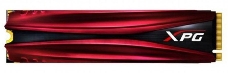 Накопитель SSD M.2 ADATA 256Gb XPG S11 Pro <AGAMMIXS11P-256GT-C> (PCI-E 3.0 x4, up to 3500/1200Mbs, 290000 IOPs, 3D TLC, NVMe 1.3, 22x80mm, радиатор)
