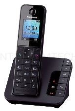 Телефон Panasonic KX-TGH220RUB  (черный) {АОН, Caller ID, Радионяня}