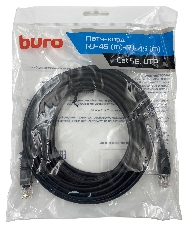 Патч-корд Buro UTP 4 пары cat5E CCA molded 7м черный RJ-45 (m)-RJ-45 (m)