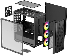 Корпус Deepcool CG560 (R-CG560-BKAAE4-G-1), ATX, без БП, окно
