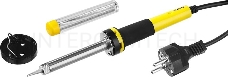 Паяльник STAYER 55300-30  profi с двухкомп. рукояткой и долговечным жалом припой и подставка 30Вт