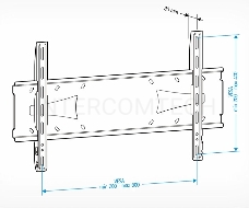 Кронштейн для телевизора Holder PFS-4017 черный 32