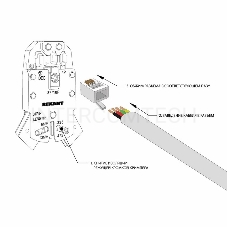 PROconnect Телефонный разъем RJ-9(4P4C)