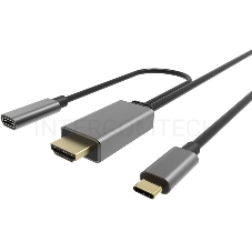 Кабель USB3.1 CM-HDMI 1.8M CU423MCPD-1.8M VCOM