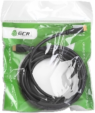 Кабель Greenconnect 15.0m HDMI версия 2.0, HDR Ultra HD 4K60 Hz/ 5K30Hz, 3D, Ethernet 18.0 Гбит/с, OD8.0mm, 28/26 AWG, черный, GCR-HM312-15.0m