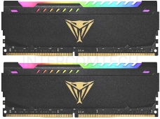 Оперативная память DDR 4 DIMM 32Gb (16Gbx2) PC25600, 3200Mhz, CL18, PATRIOT Viper Steel RGB (PVSR432G320C8K) (retail)