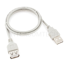 Кабель Gembird CC-USB2-AMAF-75CM/300 USB 2.0  0.75м AM/AF , пакет 