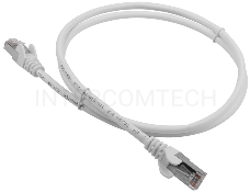 Патч-корд Lanmaster LAN-PC45/S5E-3.0-WH вилка RJ-45-вилка RJ-45 кат.5е 3м белый LSZH