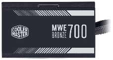 Блок питания Cooler Master MWE Bronze, 700W, ATX, 120mm, 8xSATA, 4xPCI-E(6+2), APFC, 80+ Bronze MPE-7001-ACAAB-EU