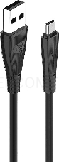 Кабель Itel M21s(ICD-M21s) USB (m)-micro USB (m) 1м черный (упак.:1шт)