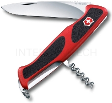 Нож перочинный Victorinox RangerGrip 52 (0.9523.C) 130мм 5функций красный/черный карт.коробка