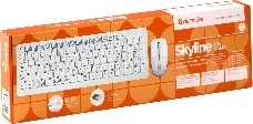 Клавиатура + мышь Defender  Skyline 895 Nano W(Белый) Кл:104, 1000/1500/2000dpi  45895
