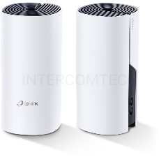 Бесшовный Mesh роутер TP-Link DECO P9 (2-PACK) AC1200 10/100/1000BASE-TX белый (упак.:2шт)