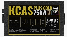 Блок питания Aerocool KCAS PLUS GOLD 750W <750W, ATX v2.4, APFC, Fan ARGB 12cm, 80+ Gold, Retail>