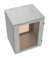 Шкаф коммутационный C3 Solutions WALLBOX 9-65 G (NT084691) настенный 9U 600x520мм пер.дв.стекл направл.под закл.гайки 105кг серый 470мм 19.5кг 475мм IP20 сталь