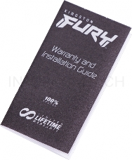 Оперативная память Kingston DRAM 32GB 5200MHz DDR5 CL40 DIMM (Kit of 2) FURY Beast Black EAN: 740617324358