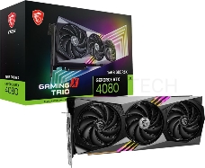Видеокарта MSI RTX4080 16GB GAMING X TRIO PCI-E 4.0 16384Mb 256 GDDR6X 2595/22400 HDMIx1 DPx3 HDCP Ret