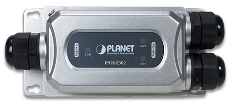 индустриальный PoE экстендер PLANET IPOE-E302 IP67-rated Industrial 1-Port 802.3bt PoE++ to 2-Port 802.3at PoE+ Extender (-40~75 degrees C, IK10 impact protection), 3 x waterproof cable glands included