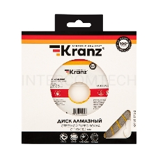 Диск алмазный отрезной KRANZ Turbo волна 115x22.2 мм