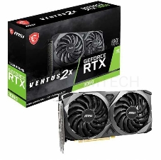 Видеокарта MSI RTX3060 VENTUS 2X 12G OC GDDR6 1680/15000 HDMIx1 DPx3 HDCP