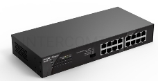 Коммутатор Ruijie Reyee RG-ES116G неуправляемый 16 портов 10/100/1000 Мб/с, металлический корпус