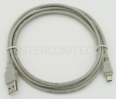 Кабель USB2.0 AM/miniBm 1.8м USB/miniUSB 1.8m, серый