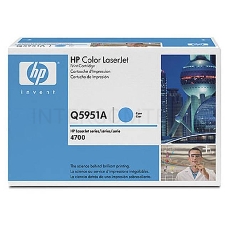 Тонер-картридж HP Q5951A голубой для Color LaserJet 4700 10000стр.