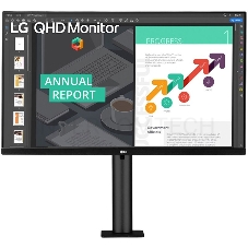 Монитор 32 LG LCD 16:9 3840x2160(UHD 4K) VA, nonGLARE, 400cd/m2, H178°/V178°, 3000:1, 1.07B, 4ms, 2xHDMI, DP, USB-Hub, Height adj, Tilt, Speakers, 2Y, Silver