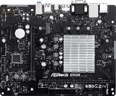 Материнская плата Asrock N100M 1xDDR4 mATX AC`97 6ch(5.1) GbLAN+VGA+HDMI+DP