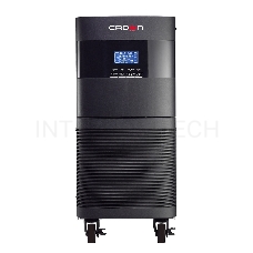 Источник бесперебойного питания CROWN On-Line CMUOA-350-10K 10000VA/9000W, корпус металл, TOWER, АКБ 20*12V/9AH, PF-0.9, AVR 110-300V, порт USB/RS-232, EPO, розетки - клемная колодка (Ph+N+GND), входной кабель 2,5 м, вентилятор охлаждения, автомат, слот д