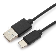 Кабель USB Гарнизон GCC-USB2-AMCM-0.3M, USB2.0 AM/ USB3.1 Type-C, 0.3м, пакет