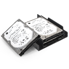 Салазки (переходник) ExeGate EX292545RUS HD-22T3P пластиковые для установки 2xHDD/SSD 2.5 в отсек 3.5