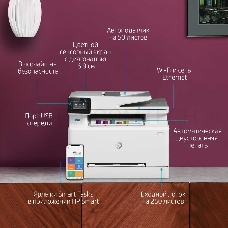 МФУ HP Color LaserJet Pro M283fdw <7KW75A> принтер/сканер/копир/факс, A4, 21/21 стр/мин, ADF, дуплекс, USB, LAN, WiFi